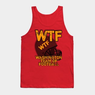 WTF Washington Team Of Football Tank Top